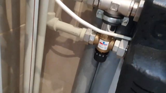 Отопление бани от домашней котельной