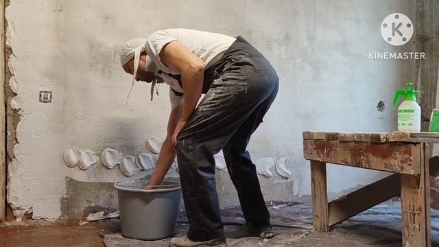 Выравнивание стен тонким слоем без маяков.