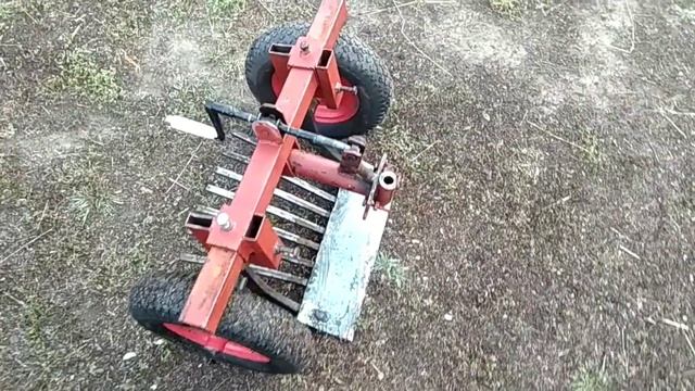Картофелекопалка для минитрактора своими руками. Урожай 2018г.