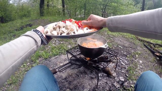 ШУРПА ИЗ СВИНИНЫ В КАЗАНЕ НА КОСТРЕ. РЕЦЕПТ ПРИГОТОВЛЕНИЯ ШУРПЫ