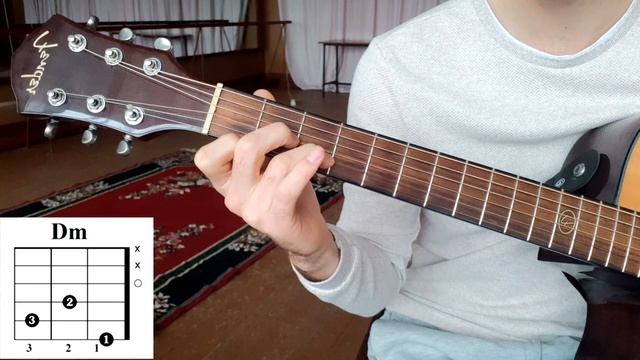 Уфтанма - гитарада видеодәрес, аккордлар (Разбор песни на гитаре)