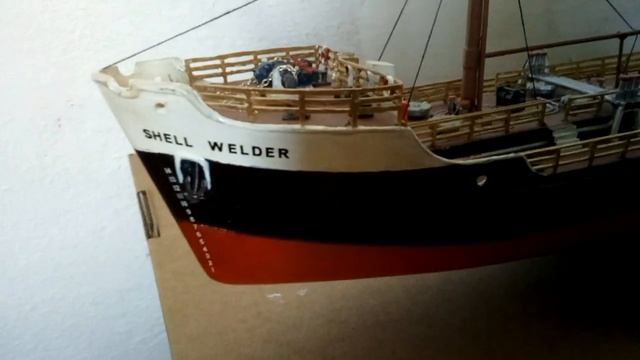 Обзор готовой модели танкера шелл велдер