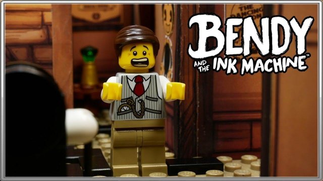 LEGO Самоделка Bendy And the inc machine/LEGO moc Bendy And the inc machine