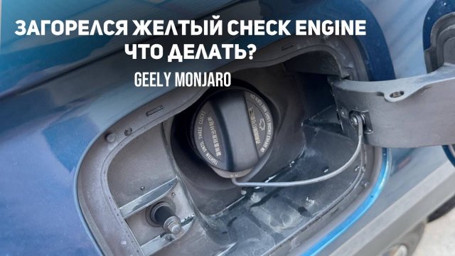 Загорелся желтый Check Engine на приборной панели, что делать? Джили Монжаро/ Geely Monjaro