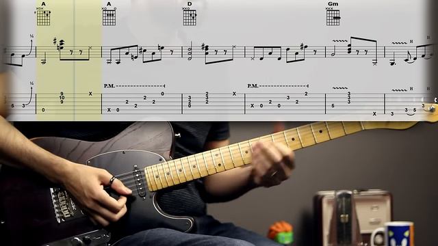 Как играть на гитаре Still Loving You - SCORPIONS с табулатурами