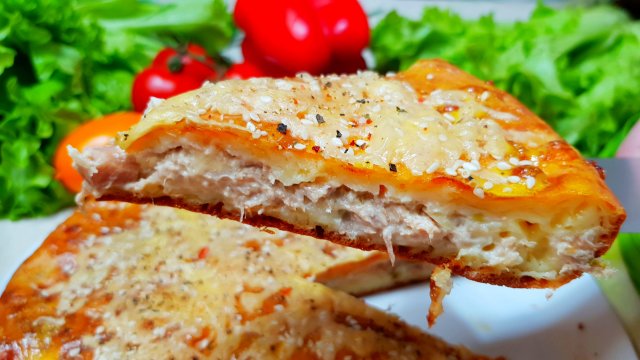 Сырный пирог с тунцом – простой и быстрый рецепт невероятно вкусного заливного пирога