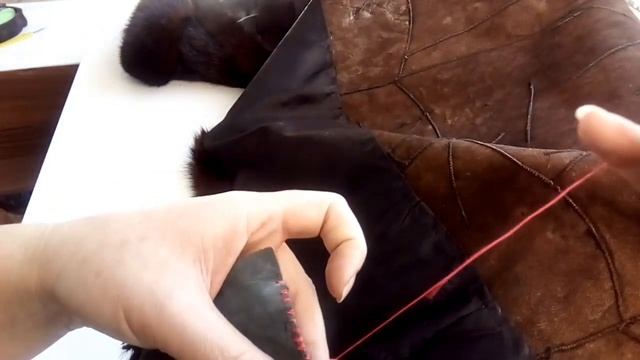 Скорняжный шов ВРУЧНУЮ. Варианты.