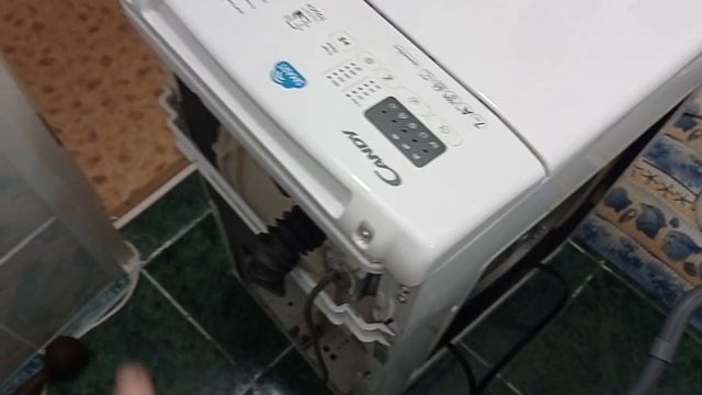 Как разобрать стиральную машину Канди вертикальной загрузки, для замены подшипников.