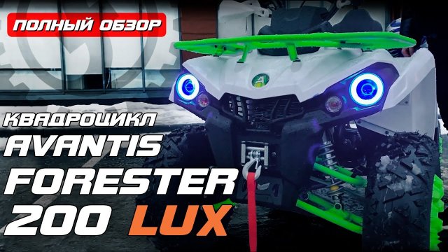 ЗАЧЕТНЫЙ КВАДР на 200 КУБОВ! | Обзор квадроцикла Avantis FORESTER 200 LUX