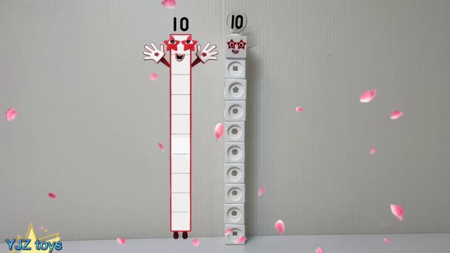 Making Numberblocks count down 200 to 0 and 1 to 100  200 from MathLink Cubes