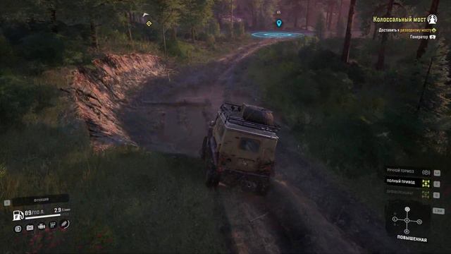 SNOWRUNNER. Открываем Колоссальный мост.