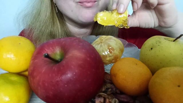 АСМР Фрукты в карамели/ASMR Caramel fruit