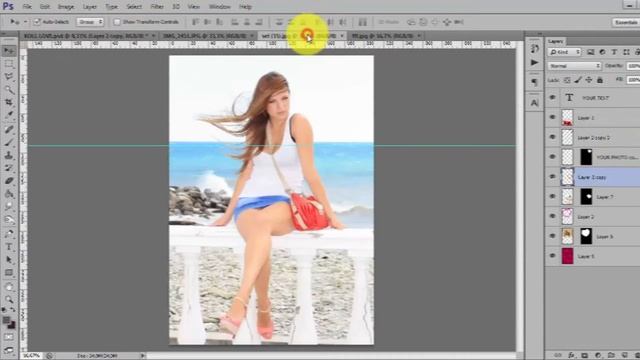 КАК ВСТАВИТЬ СВОЁ ФОТО В ГОТОВЫЙ ШАБЛОН(пробный урок)