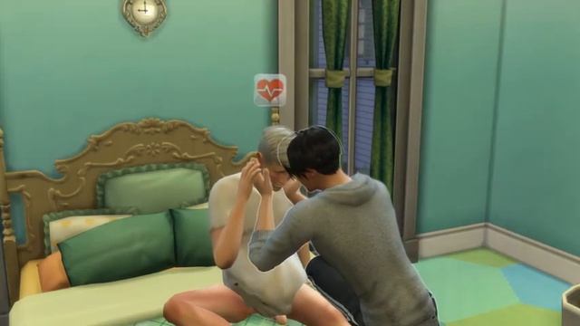 The sims 4 (Mpreg) Male teen home birth