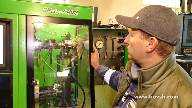 Проверка насос-форсунок HEUI с двигателя Isuzu 4JX1
