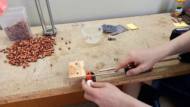 Медные кольца Рашига своими руками!!! Калибр 9,5 мм. Ароматная ректификация.