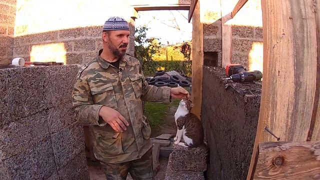 Арболит-монолит - начало \\ В деревню!