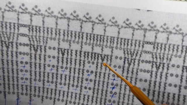 Учимся вязать ФИЛЕЙНЫЙ  узор по схеме , вязание крючком