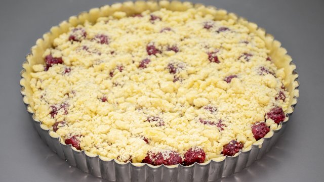 Вишневый пирог, который тает во рту! Просто и очень вкусно!