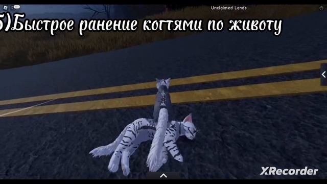 Боевые приёмы,Х9 силы!Коты-Воители Roblox!