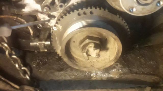 Змз405 406 установка меток грм  при отсутствии демпфера на шкиву кв
