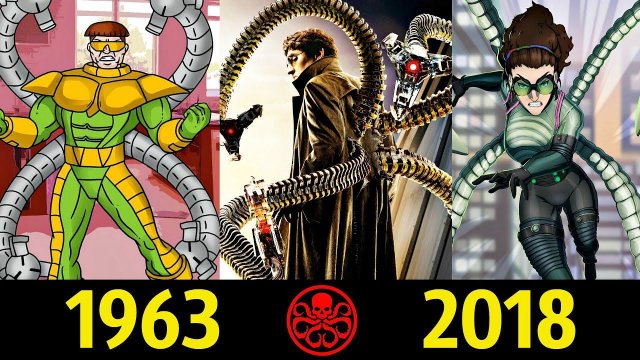 Доктор Осьминог - Эволюция (1963 - 2018) ! Все Появления Отто Октавиуса !