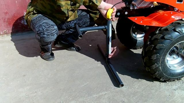 Домкрат опрокидыватель для мотоблока. Размеры. Сделай САМ.