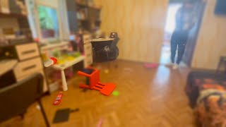 У меня просто ОТНЯЛАСЬ РЕЧЬ когда мы вернулись домой! Люська УНИЧТОЖИЛА наш ДОМ!