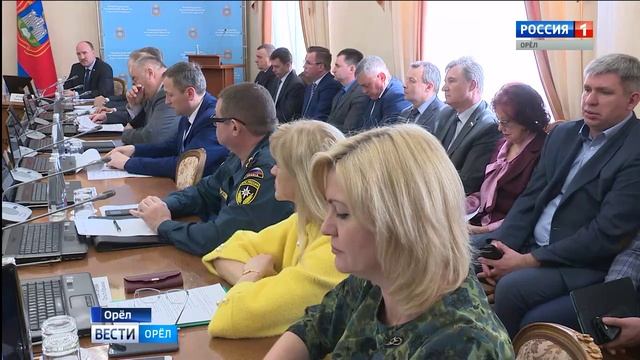 Совещание в администрации Орловской области