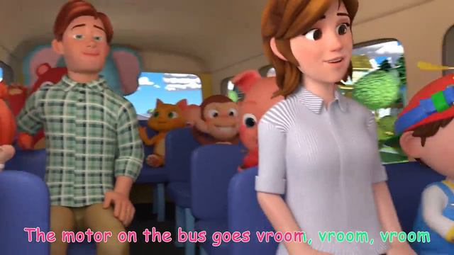 Wheels on the Bus Nursery Rhymes & Kids Songs Eng Version