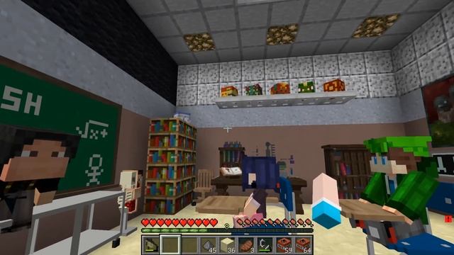 ? Майнкрафт, но в школе научили крафтить ДИНАМИТ! Жизнь Вредины