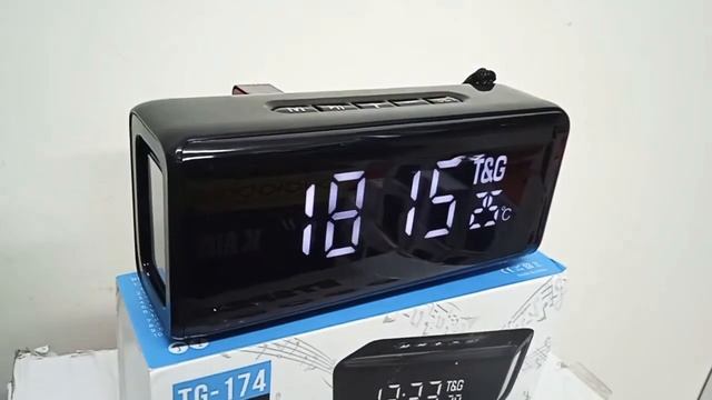 ✅КОЛОНКА С ЧАСАМИ TG 174 ✅+ БУДИЛЬНИК + HANDS FREE + ТЕРМОМЕТР + POWERBANK | ПОЛНЫЙ ОБЗОР T&G 174