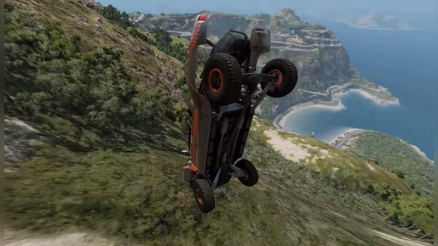 Аварийная ситуация , разбитые машины. BeamNG