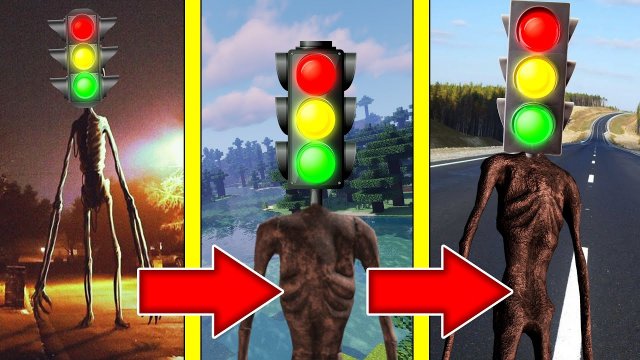 Как менялся СВЕТОФОРОГОЛОВЫЙ и его жизненный цикл в майнкрафт ! Эволюция TRAFFIC HEAD SCP MINECRAFT