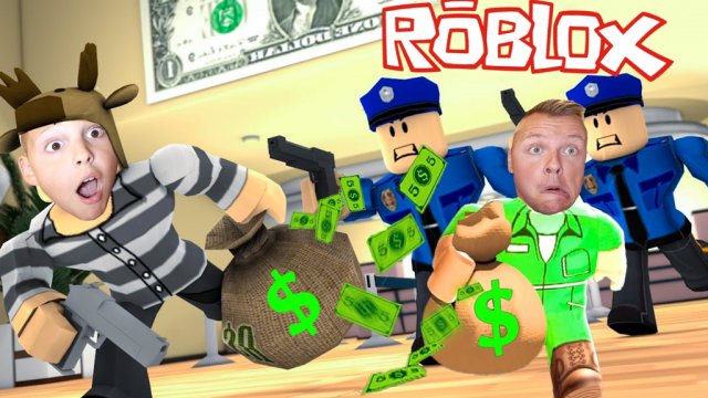 Ограбили в ROBLOX БАНК с Золотом!!! Нас Ловит ПОЛИЦИЯ и Спецназ!!!