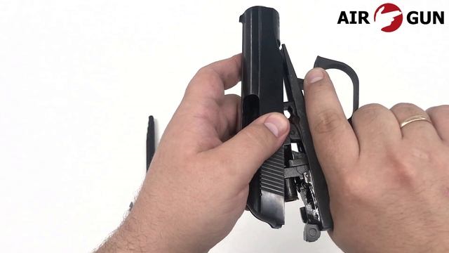 Пневматический пистолет МР-658К (с блоубэком) 4,5 мм