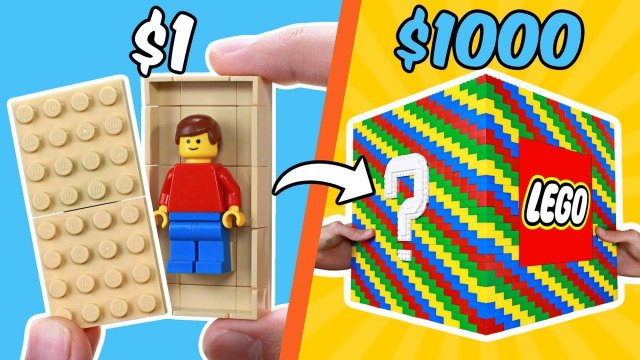 Коробка LEGO MYSTERY за 1 доллар против 1000 долларов… перевод - TD BRICKS