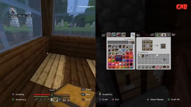 Как играть в Minecraft вдвоем на одной PS4, PS5, Xbox One или Xbox Series X?