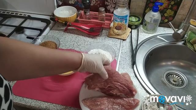 Отбивные. Замечательный кляр для  отбивных.