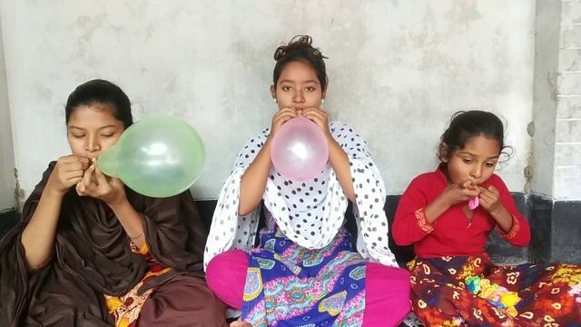 outdoor fun with Flowers Balloon and learn colors for kids #36
