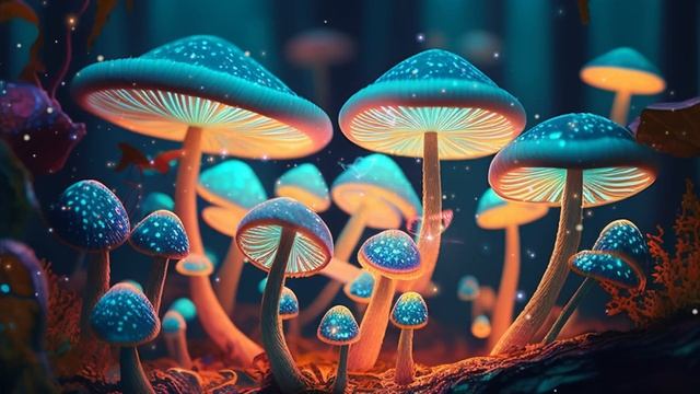 Magical Mushroom forest✨ Healing Nature Sounds, Magical Flute | Sleep, Healing, Relax