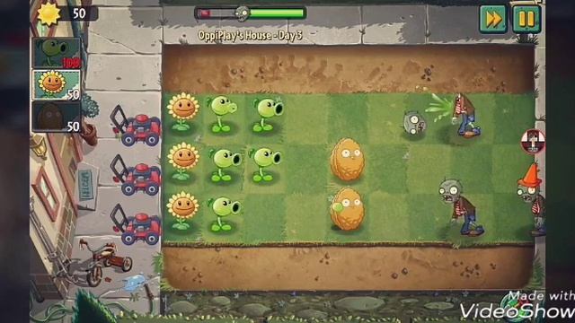 Прохождение игры растения против зомби #1 (начало)