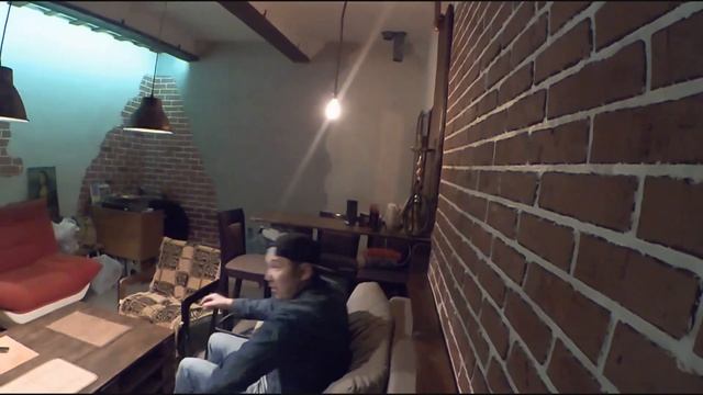 Отделка стен в гараже своими руками , ремонт в гараже , печь в гараж .