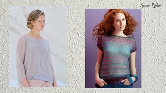 Джемперы - паутинки спицами. Идеи для вдохновения. Осень - зима 2021-2022.mp4
