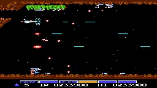 Gradius [Famicom, NES, Dendy] (No Death) - Walkthrough; Градиус - Прохождение без смертей.
