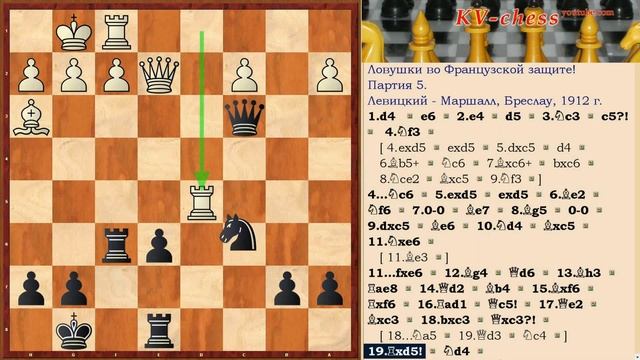 ОБМАН МАРШАЛЛА Французская защита ♔ Дебютные ловушки ♕ Шахматные начала ♖ Дебют ? Шахматы