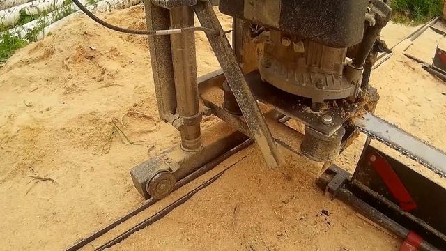 бензиновая шинная пилорама