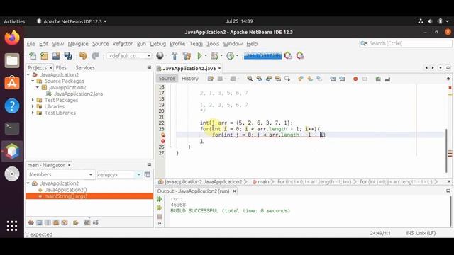 Java Tutorial - Bubble Sort