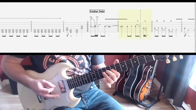 Paranoid - Black Sabbath (Табулатура) Guitar Tutorial TABS