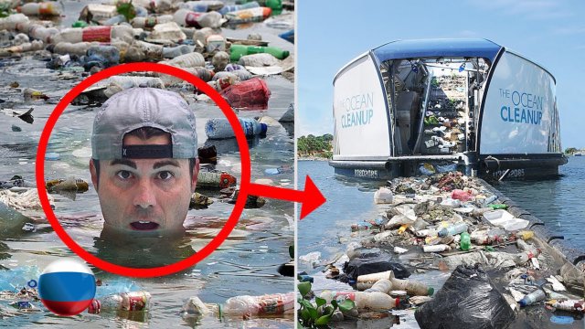 [Mark Rober] Этот Робот Поедает Мусор #TeamSeas [Марк Робер]
